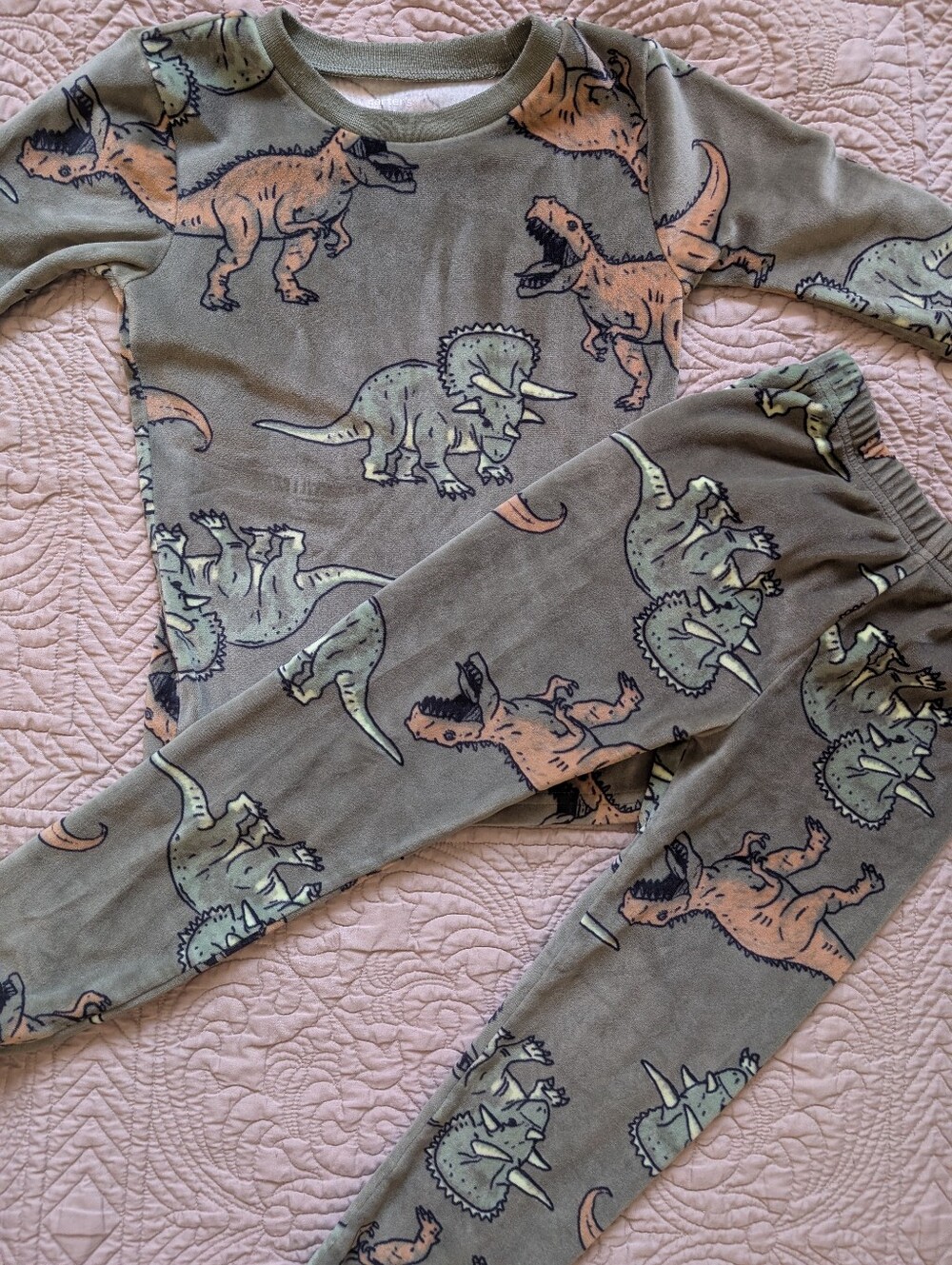 Bundle of kids dinosaur themed clothing